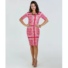 Vestido Feminino Crepe Estampa Paisley Marisa - Tamanho: Gg