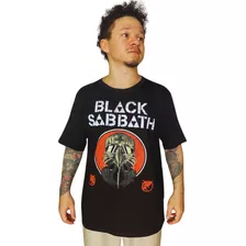 Camiseta Camisa Black Sabbath Tour 78 Tony Stark Rock Malha