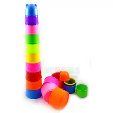 Torre Apilable Encastre Juego Didáctico Aprendizaje Ap