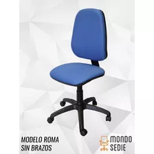 Silla De Escritorio Mondo Sedie Roma Sin Brazos Ergonómica 