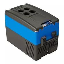 Geladeira Portátil 31l Digital Quadrivolt - Resfriar Azul