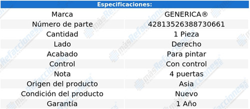 Espejo Volkswagen Pointer 2000 2001 2002 C/cont P/pint Der Foto 2