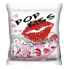 Pacote Pirulito Pop Kiss Tutti Frutti 500g - 50 Unids De 10g