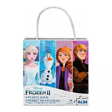 Disney Frozen 2 4-pack De Rompecabezas Para Familias, Niños