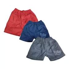 Pack 3 Shorts Bebe Niño Algodón