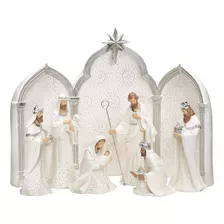 Roman - Colección De Navidad, 11.25 9pc Set Natividad, Plat