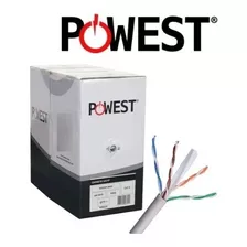 Rollo De Cable Utp Cat6 305m 100% Cobre Certificado Powest