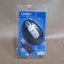 Mouse Optico Sem Fio Emborrachado - Leboss G-1