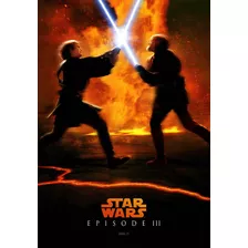 Poster Cartaz Guerra Nas Estrelas Star Wars Ep 3 Iii B 60x90