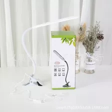 Lámpara Led De Escritorio Con Broche Flexible