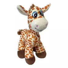 Girafa Bicho De Pelúcia Safari 20cm Decoração Infantil