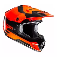 Casco Moto Motocross Hjc Cs-mx Pictor Mc-7 Naranja Ktm