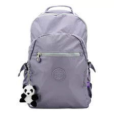 Mochila Bolsa Escolar Universitária Metalizada Para Notebook