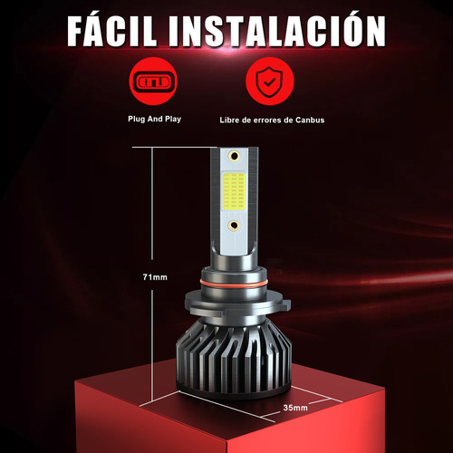 12000lm 9005 9006 Faros Led Luz Alta Y Baja Para Dodge Foto 7