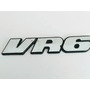 Emblema Volkswagen Vr6 Negro Mate Para Jetta Golf Caribe