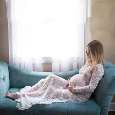 Vestido De Maternidad Blanco 