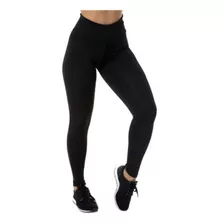 Calça Legging Feminina Leg Cós Alto Suplex Cintura Alta 