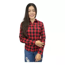 Blusa Feminina Xadrez De Flanela Manga Longa