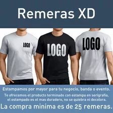 Remeras Estampadas Por Mayor! Estampado En Serigrafia!