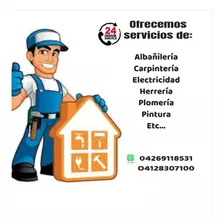 Servicios Albañilería Albañil Electricidad Plomería Pintura 