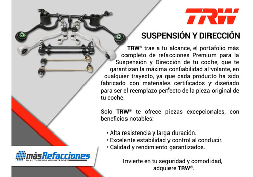 1 Base Amortiguador Del Izq/der Sup Relay 05 Al 07 Trw Foto 4