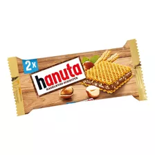 Biscoito Wafer Hanuta Recheado Com Creme Avela 44g Ferrero