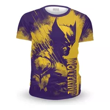 Playera Wolverine Hombre Moda Sublimación Full Print 