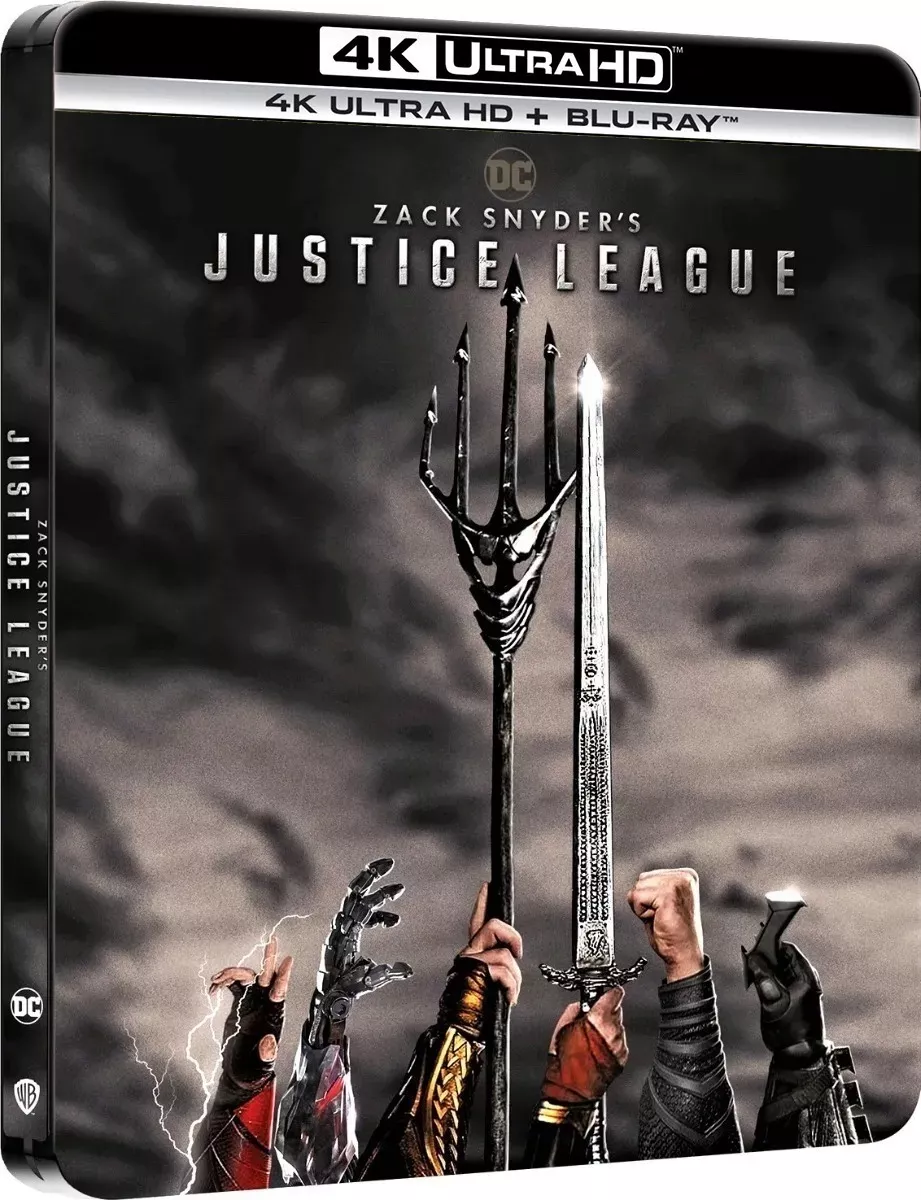 Steelbook Liga Da Justiça De Zack Snyder - Dub. Leg. Blu-ray
