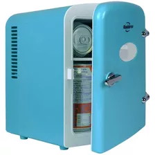 Mini Refrigerador Retro Azul Portatil Calentador Viaje Koola