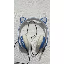 Fone De Ouvido Orelha Gato Infantil Com Fio P2(nao Bluetooth