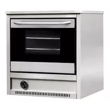 Horno A Gas Corbelli 60 Cm Puerta Color Acero Inoxidable