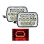 Par Faros 15 Led 4x6 Rectangular Unidad Alta/baja 