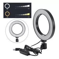 Anel De Luz Led 16 Cm + Tripé Ring Light