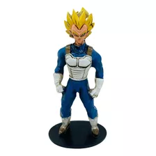 Boneco Vegeta Com Roupa Super Saiyajin Dragon Ball Z Resina 