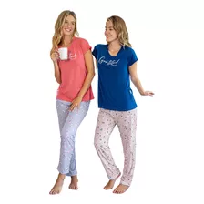 Pijama Mujer Invierno Susurro Talles Grandes Art.3263