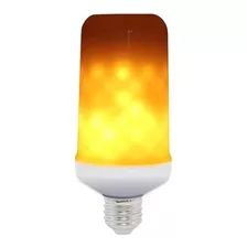 2 Lampada Led Amarela Flame Light Efeito Chama Fogo Original