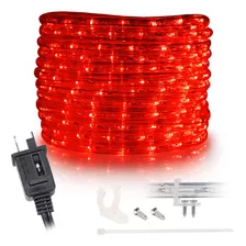 Wyzworks Cuerda De Luces Led De 20 Pies, Conectable Impermea