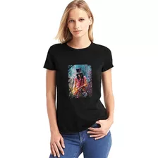 Remera Slash Guns N Roses Mujer Algodon Premium Lite Rock