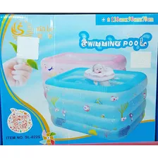 Mini Piscina Inflable Alta Para Niños 120x90x70cm Verano 