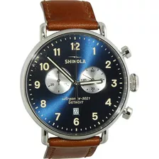 Reloj Hombre Shinola S012000194 Cuarzo Pulso Azul Just Watch