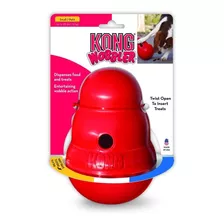 Juguete Kong Wobbler Small - Y Dispensador De Alimento Color Rojo