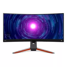 Monitor Gamer Curvo Benq Mobiuz Ex3410r Lcd 34 Negro Y Gris