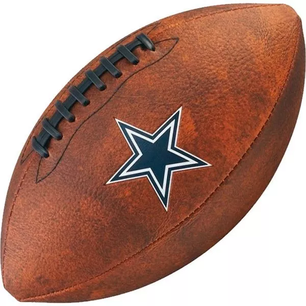 Bola De Futebol Americano Wilson Throwback Dallas Cowboys