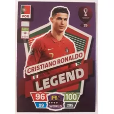 Adrenalyn Qatar 2022 Panini #25 - Cristiano Ronaldo Legend