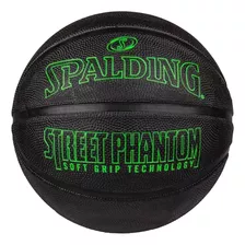 Balón De Básquetbol Spalding Nba Street Phantom Nº 7 Color Verde Neon/negro Para De Exterior