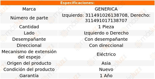 Espejo Izq O Der Elect C/desemp C/direcc Fluence 11/15 Foto 2