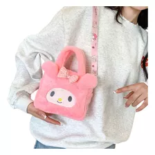 Bolsa De Felpa De Dibujos Animados Kuromi De Kawaii Para Niñ