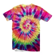 Camiseta/camisa Tie Dye Sublimação Colorida - Tai Dai Paz