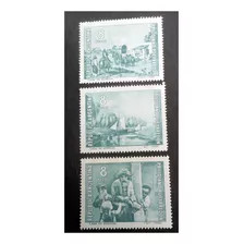 Prilidiano Pueyrredón : Serie X 3 Estampillas 1965 Mint