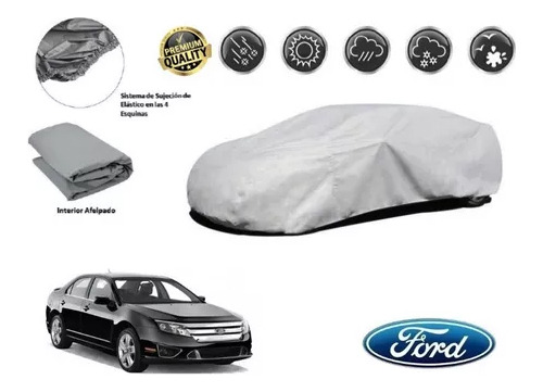 Funda Cubreauto Afelpada Premium Ford Fusion 2011 Foto 2